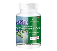 Vitamintrend Gélules de griffe du diable hautement dosées 1530mg d’extrait, 180 pièces, faciles à avaler, Harpagophytum, complément alimentaire végan sans additifs, fabriqué en Allemagne
