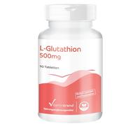 Vitamintrend L-Glutathion 500 mg, 90 comprimés, hautement dosé, complément alimentaire végan sans stéarate de magnésium, fabriqué en Allemagne