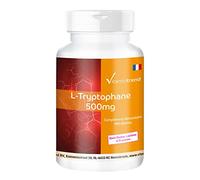 Vitamintrend L-Tryptophane 500 mg, 180 gélules, acide aminé à l’état pur, complément alimentaire végétalien sans stéarate de magnésium, fabriqué en Allemagne