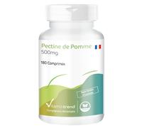 Vitamintrend Pectine de pomme 500 mg, 180 comprimés, avec calcium et vitamine C, 1500 mg de pomme par dose journalière, complément alimentaire végan sans stéarate de magnésium, fabriqué en Allemagne