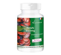 Vitamintrend Poudre de Reishi 650 mg, 120 gélules, hautement dosé, complément alimentaire végétalien sans stéarate de magnésium, fabriqué en Allemagne
