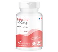 Vitamintrend Taurine 500 mg, 180 comprimés, hautement dosé, complément alimentaire végan sans stéarate de magnésium, fabriqué en Allemagne