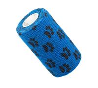 Vitammy Autoband Bande auto-adhésive avec impression de patte, bleu, 10cmx450cm