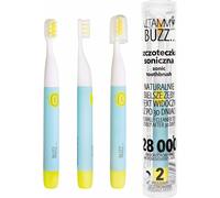 VITAMMY BUZZ brosse à dents sonique avec 28.000 micromouvements, 2 programmes de nettoyage, menthe / citron