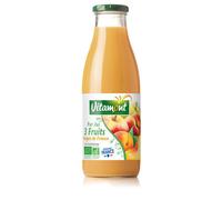 VITAMONT-Pur jus 3 fruits des vergers de France bio - 75 cl