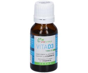 VitaNutrics VitaD3 1000UI Vegan Goutte(S) 15 ml