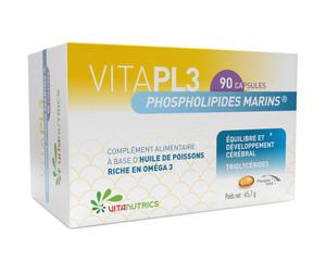 Vitanutrics Vitapl3 Phospholipides Marins Oméga 3 Capsules 90