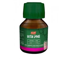 VITAPOL Vitaline Cynk + L'iode pour les oiseaux exotiques 50ml