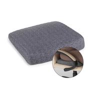 Vitapur Coussin d'assise ergonomique - Rembourrage en mousse à mémoire de forme pour chaise de bureau, voiture, fauteuil roulant - Favorise la posture, soulage les douleurs au coccyx et au dos - Fond