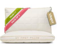 VITAPUR My First Pillow Lot de 2 Coussins de tête pour Enfant 40 x 60 cm - Coussin réglable - pour Toutes Les Positions de Sommeil - Lavable à 60 °C - Rembourrage Amovible - 2 x 40 x 60 cm