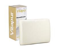 VITAPUR Oreiller de Couchage Classic en Mousse à Mémoire de Forme - Oreiller de Haute Qualité pour Toutes Les Positions de Couchage - Coussin Ergonomique (37x52cm) avec Housse de Protection Lavable