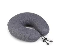 Vitapur Oreiller de voyage ergonomique - Mousse à mémoire de forme confortable pour avion, voiture, train - Fermeture réglable - Housse respirante - Soutient la tête et le cou - Compact et portable -