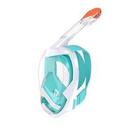 Vitare Masque de Plongée pour Adulte et Enfant, Masque de Plongée Intégral, Grand Champ de Vision 180°Masque Snorkeling, Masque Tuba avec Support de Caméra Amovible - Vert S/M