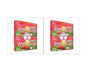 VITASCORBOL ACEROLA 1000 - Complément alimentaire vitamine C Tube de 30 comprimés lot 2 Comprimé(S) À Croquer 2x2x30 pc(s)