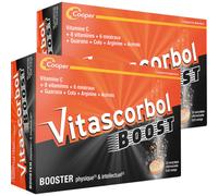 Vitascorbol Boost 2x20 Comprimés Effervescents Promo Pack