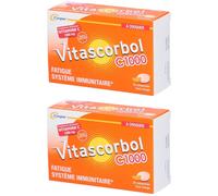 VITASCORBOL C1000 A CROQUER - Complément alimentaire Vitamine C 20 comprimés à croquer Goût Orange Comprimé(S) À Croquer 2x20 pc(s)
