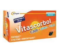 COOPER Vitascorbol C500 + Zinc Vitamine D Capsule(S) 30 pc(s)