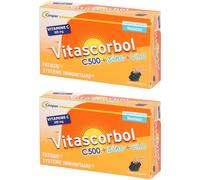 VITASCORBOL - Complément alimentaire à base de Vitamine C, D et Zinc Capsules Softgel Fatigue1 Système Immunitaire2 30 capsules Capsule(S) 2x30 pc(s)
