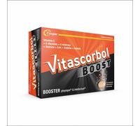VITASCORBOL - Complément alimentaire multivitamines Booster physique et intellectuel 20 comprimés effervescents goût orange Comprimé(S) pc(s)
