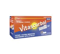 VITASCORBOL - Complément alimentaire senior à base de vitamine C - Fatigue, système immunitaire - Programme 30 jours - 30 comprimés tricouche à libération prolongée