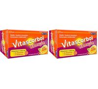 VITASCORBOL - ENERGIE - Multivitamines - Complément alimentaire - Goût Orange pressée - 30 comprimés effervescents (Lot de 2)