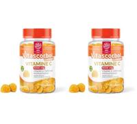 VITASCORBOL - GOMMES 1000 - Complément alimentaire à base de Vitamine C 1000 mg - Vitalité et défenses immunitaires1 - Ingrédients Vegan - 30 Gommes - Programme de 1 mois (Lot de 2)