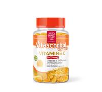VITASCORBOL - GOMMES 1000 Complément alimentaire à base de Vitamine C mg Vitalité et défenses immunitaires1 Ingrédients Vegan 30 Gommes Programme 1 mois Elu produit l'année 2024 Gummies pc(s)