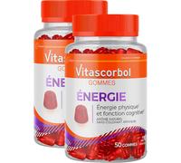 Vitascorbol Gommes Énergie 2x50 Pièces Promo Pack