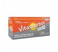 VITASCORBOLMULTI ADULTE - Complément alimentaire vitamine C - 30 comprimés