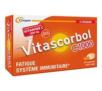 Vitascorbol Vitamine C 1000 20 Comprimés À Croquer