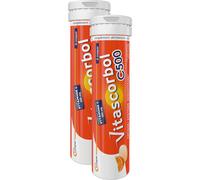 Vitascorbol Vitamine C 500mg Fatigue Passagère Goût Agrume 2x24 Comprimés À Croquer Promo Pack