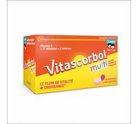 VITASCORBOLMULTI JUNIOR - Complément alimentaire vitamine C pour enfants- 30 comprimés Comprimé(S) pc(s)