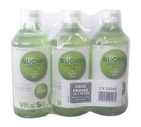 Vitasil Silicium Ortie Cuivre et Zinc Lot de 3 x 500ml