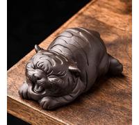 VITAU Chinois Violet Argile thé Animal de Compagnie Chanceux Tigre Ornements Bureau Artisanat à la Main Maison thé Ensemble décoration Accessoires Cadeaux