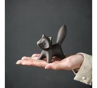 VITAU Little Fox Handmade Couple Tea Pet Purple Sand Tea Play Tea Set Ornements