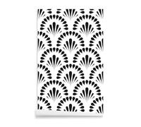 VITAU Peler et Coller Papier Peint Feux d'artifice Noir Blanc Or Papier de Contact Amovible pour la Maison Salle de Bain décorations pâte