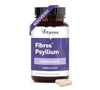 VITAVEA BIEN-ETRE - Complément Alimentaire Fibres Psyllium et Avoine - Enrichi de 96mg de fibres - Idéal Transit et Confort Intestinal - 45 Gélules - Cure de 45 jours - Fabriqué en France