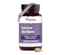 Vitavea bien-être - Complément Alimentaire - Levure de Bière 550 mg - Vitamines B8, Zinc, Sélénium - Force et Vitalité des Cheveux, Ongles et Peau - 1 Gélule/Jour - 60 Comprimés - Fabriqué en France