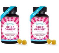Vitavea Bien-être - Gummies Brûle-Graisse - Action minceur ciblée, perte de poids et brûle graisse - Guarana, kola, maté, ananas et probiotiques - 30 Gummies perte de poids - Goût Ananas (Lot de 2)