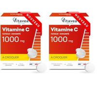 Vitavea Bien-être - Vitamine C 1000mg à croquer - 28 jours (Lot de 2)