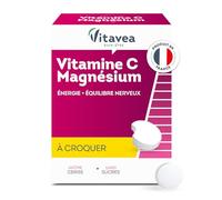 Vitavea Bien-être - Vitamine C Magnésium - Énergie & Nerveux - 28 comprimés