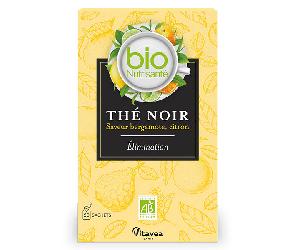 Vitavea - Biosnutrisanté - Thé noir saveur bergamote citron - 20 sachets