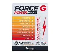 Vitavea Force G Power Boost physique et mental - 24 comprimés effervescents
