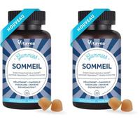 Vitavea - Gummies Sommeil Adulte sans sucres - Mélatonine Camomille Passiflore - Endormissement rapide, Sommeil réparateur, Réveils nocturnes - Sans accoutumance - 30 gummies - Cure 1 mois - Vegan