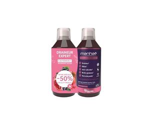 Vitavea Manhaé Draineur Expert Lot de 2 x 500 ml