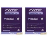 Vitavea - Manhaé - Intima Equilibre - Probiotiques Equilibre Flore Intime et des muqueuses - Lactobacillus Crispatus, Vitamines, Zinc et Acide Hyaluronique - 30 gélules - 1 mois - Fabriqué en France