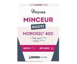 Vitavea Minceur Boost Morosil 400 Brûle Graisse, Cellulite, Métabolisme 40 gélules
