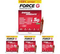 Vitavea Santé - Force G Booster Shot - Ginseng Guarana - 20 ampoules (Lot de 4)