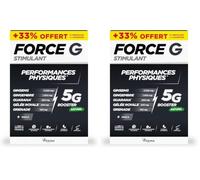 Vitavea Santé - Force G Stimulant - Ginseng Guarana Maca - 20 ampoules (Lot de 2)
