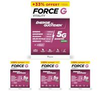 Vitavea Santé - Force G Vitality - Ginseng Guarana Acérola - 20 ampoules (Lot de 4)